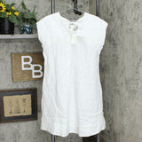 NWT Charter Club Women's Linen Bow Tie-Back A-Line Dress. 100098431MS Medium