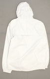 ZUZIFY Men's Seam-Sealed Waterproof Hooded Raincoat Rain Jacket White XL