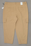 Prologue Women's Straight Leg Cropped Cargo Dress Pants