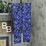 Women with Control Women's Petite Reversible Crop Pants Navy / Leaf PXS