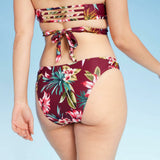 Shade & Shore Women's Tropical Cheeky Bikini Swim Bottom