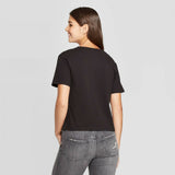 Zoe + Liv Women's Skeleton Bones Short Sleeve Graphic T-Shirt