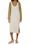 FP Beach by Free People Women's Be Happy Pinafore Dress Light Grey Small