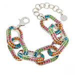 Sassy Jones Kerri Women's Pave Crystal Link Bracelet