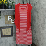 Cuddl Duds Women's Flexwear Tie Front Midi Dress