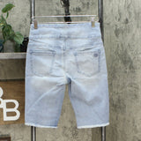 DG2 by Diane Gilman Women's Petite Classic Stretch Denim Pull On Bermuda Shorts