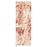 Max Mara Women's Pascia Baroque Print Silk Rectangle Scarf Red / Beige