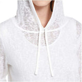 Weatherproof Vintage Women's Lightweight Slub Knit Hoodie T-Shirt
