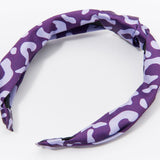 LOGO by Lori Goldstein Cheetah Knot Headband Purple