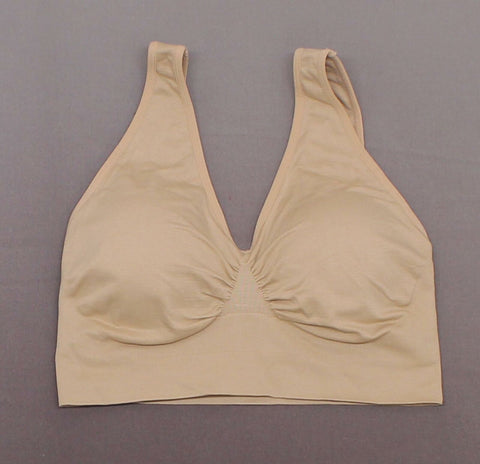 Rhonda Shear Ahh Bra With Removable Pads Nude Large