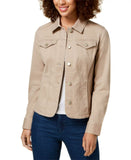 NWT Charter Club Petite Twill Denim Jacket. 60127P143 Petite Small