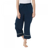AnyBody Women's Piped Satin Pajama Pants