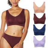 Rhonda Shear 4 Pack Seamless Leisure Ahh Bras