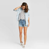 Universal Thread Women's High Rise Distressed Cut Off Jean Shorts