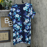 Isaac Mizrahi Live! Women's Floral Printed Stretch Crepe Woven Swing Dress
