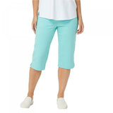 Denim & Co. Plus Size How Timeless Stretch Twill Pedal Pusher Pants
