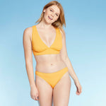 Xhilaration Women's Ribbed Texture Cheeky Bikini Swim Bottom