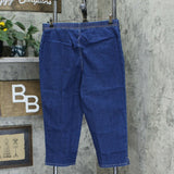 Denim & Co. Women's Pull On V-Yoke Crop Jeans