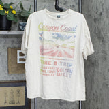 Wild Fable Women's Short Sleeve Oversized T-Shirt Light Beige M