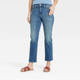 Universal Thread Women's High-Rise Slim Straight Fit Jeans Blue 4