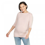 Isabel Maternity by Ingrid & Isabel Snap Shoulder Nursing Sweatshirt