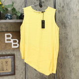 DG2 by Diane Gilman Women's Asymmetric Sleeveless Blouse