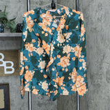 Laurie Felt Women's Woven Front Ruffle Blouse