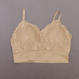 NEW Rhonda Shear Lace Leisure Bra With Removable Pads Medium XL