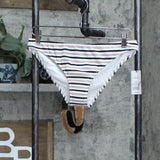Shade & Shore Women's Pique Textured Cheeky Bikini Bottom