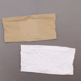 Rhonda Shear 2 Pack Seamless Underwire Bandeau Bras Nude/ White Large