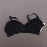 Nearly Nude Women's Seamless Comfortable Lounge Bra Black Large