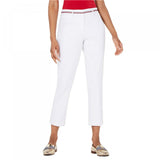 Tommy Hilfiger Women's Ribbon Trim Ankle Pants