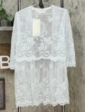 LaBellum by Hillary Scott Women's Lace Topper With Scalloped Hem