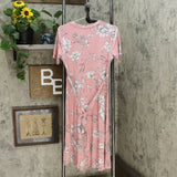 NWT Matty M Women's Faux Wrap Short Sleeve Knit Dress. 1369412 L