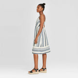 Universal Thread Women's Striped Sleeveless Button Front Sun Dress