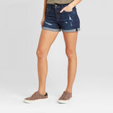 Universal Thread Women's High-Rise Distressed Jean Shorts 77353840
