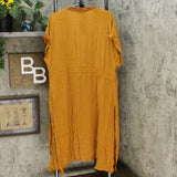 Curations Women's Embroidered Gauze Kaftan Cover Up