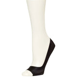 HUE Women's Peep Toe Perfect Edge Liner Socks. U15277