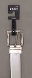 DKNY Women's Reversible Pant Belt Silver / Black Medium