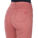 DG2 by Diane Gilman Women's Petite Classic Stretch Pinstripe Crop Jeans