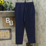 Denim & Co. Active Pull-On Ankle Pants With Pockets Navy Medium