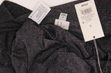 A New Day Women's Long Sleeve Shine Surplice Knit Top Black Small