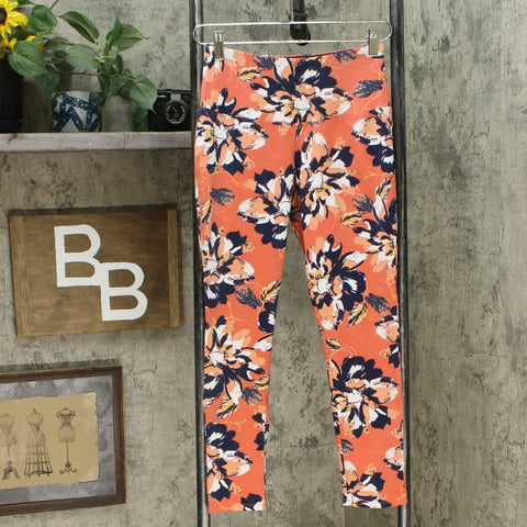 DG2 by Diane Gilman Gilman Slim Sleek Solution Leggings Terracotta Petite Small