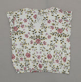 Xhilaration Women's Floral Short Sleeve Sleeveless Ruffle Blouse Shirt Top