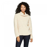 A New Day Women's Any Day Turtleneck Sherpa Pullover Sweatshirt