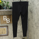 Felina Women's 2 Pack Wide Waistband Sueded Lightweight Leggings Black XL