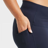 All In Motion Plus Size Contour Curvy High Power Waist 7/8 Leggings