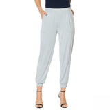 G by Giuliana Women's Luxe Knit Ankle Pants Chambray Small