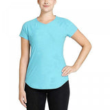 Kirkland Signature Women's Active V-Neck Textured T-Shirt