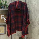 Cuddl Duds Women's Reversible Fleece Hoodie Wrap Jacket